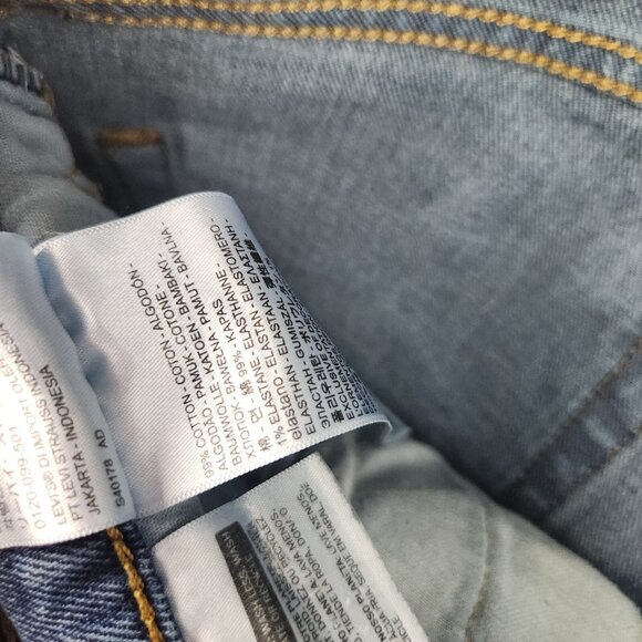 Levis 511 Jeans Slim Fit Medium Wash Stretch Denim Mens 32x30 Great Wear & Fade - Picture 11 of 11